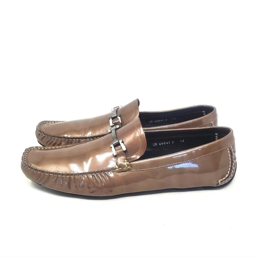 Salvatore Ferragamo Mens Horsebit Driving Loafers Size 13